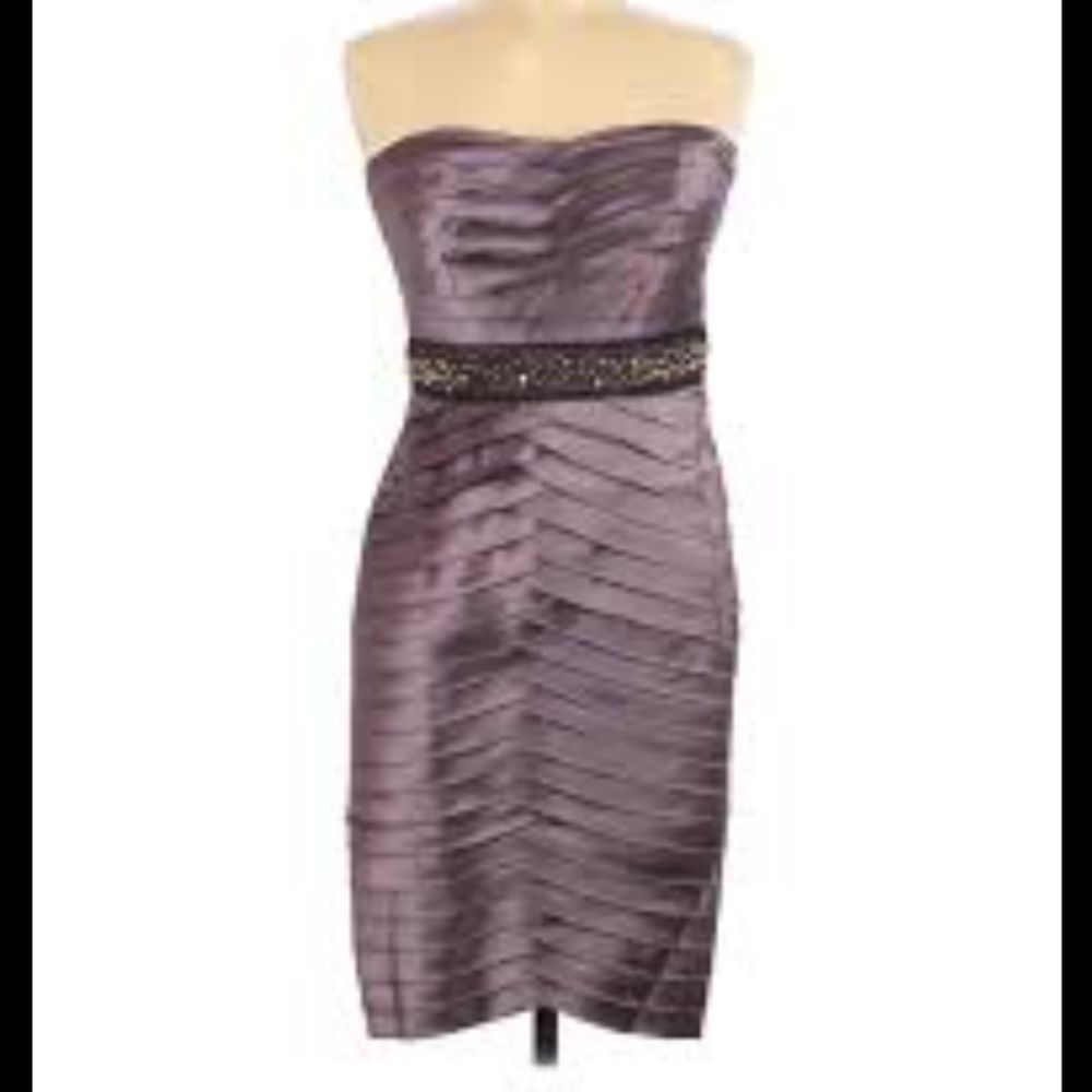 Bcbg MAXAZRIA Sz 4, Cocktail dress, pleated levels, mini dress 4 BCBG BC BG